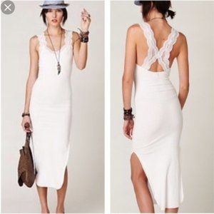 Free People Ribbed Slip Maxi Dress
